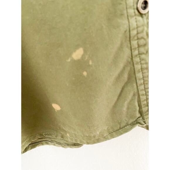 Hummingbird Women's Long Sleeve Button Down Shirt Floral Embroidered Distressed - Picture 7 of 8